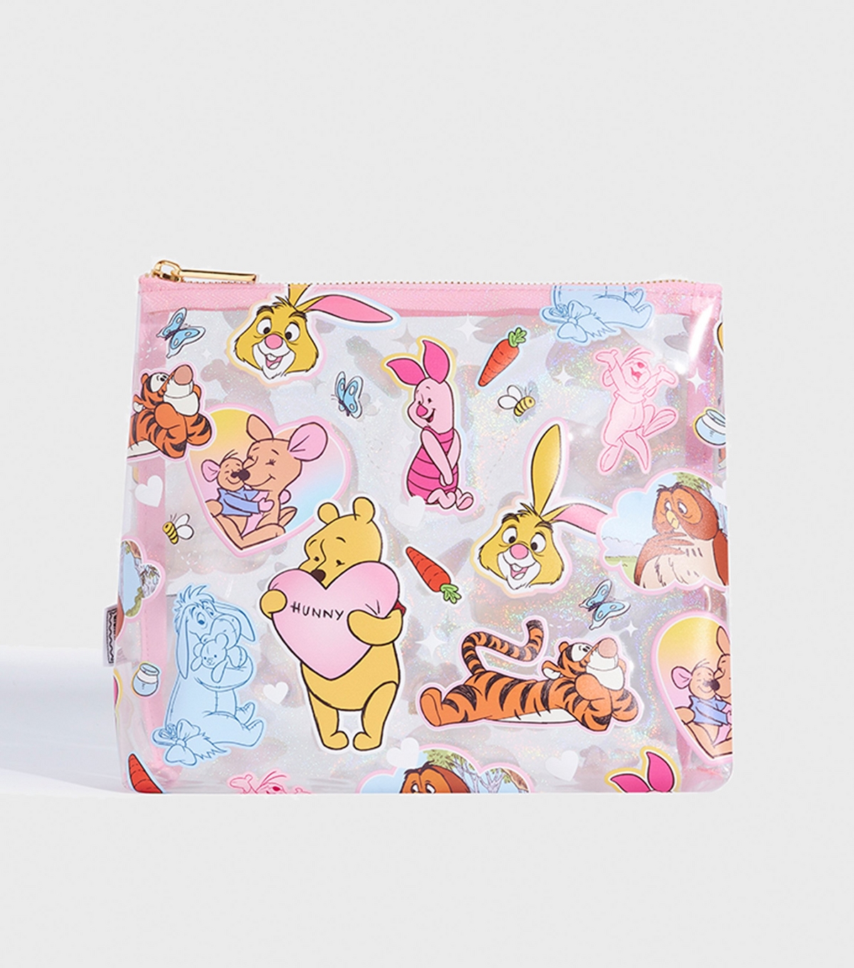 Pink Winnie The Pooh Clear Wash Bag Skinnydip New Look