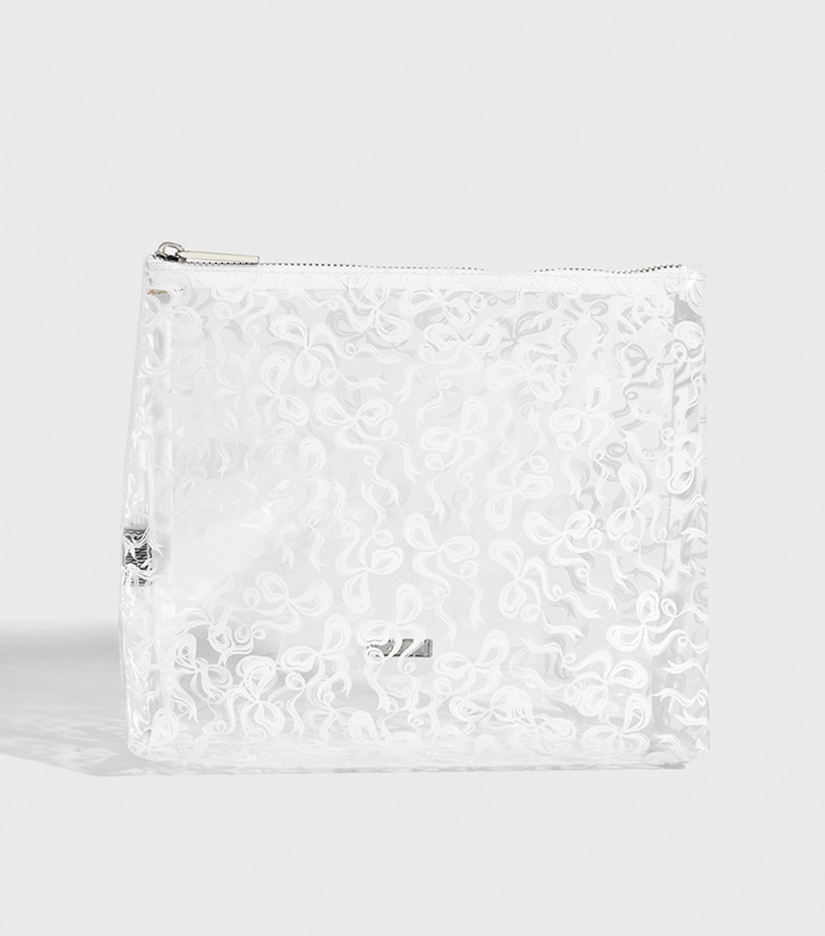 Clear Bow Print Makeup Bag Skinnydip New Look