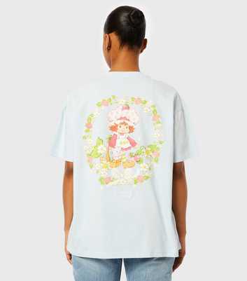 Skinnydip Blue Strawberry Shortcake Print T-Shirt