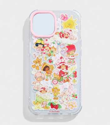 Skinnydip Pink Strawberry Shortcake Sticker Print iPhone Case