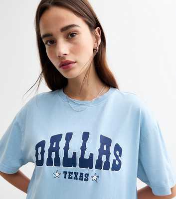 Blue Oversized Dallas T-Shirt