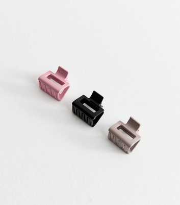 Pack of 3 Multicolour Mini Rectangular Bulldog Clips