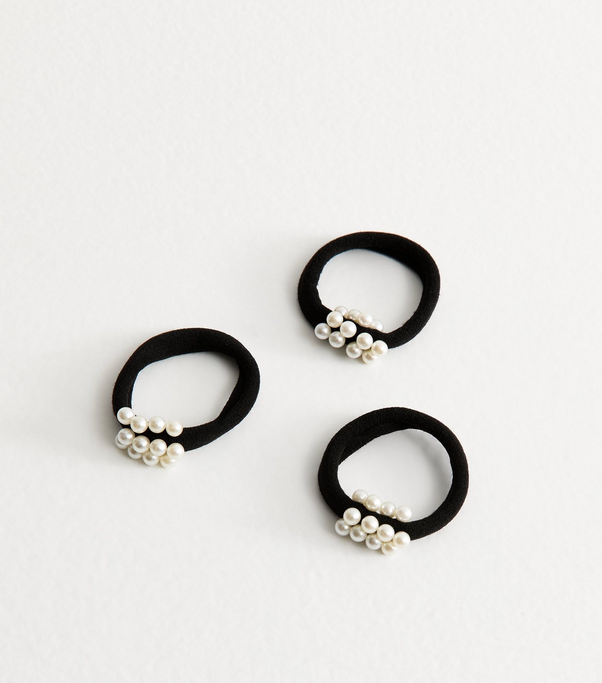 Pack Of 3 Faux Pearl Embellished Hair Bands New Look