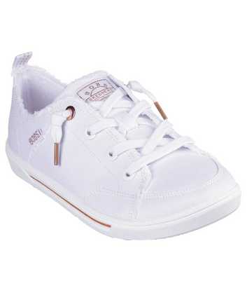 Skechers White Bobs B Cute Trainers