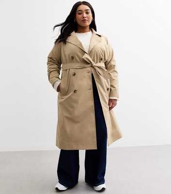 Curves Stone Belted Mac