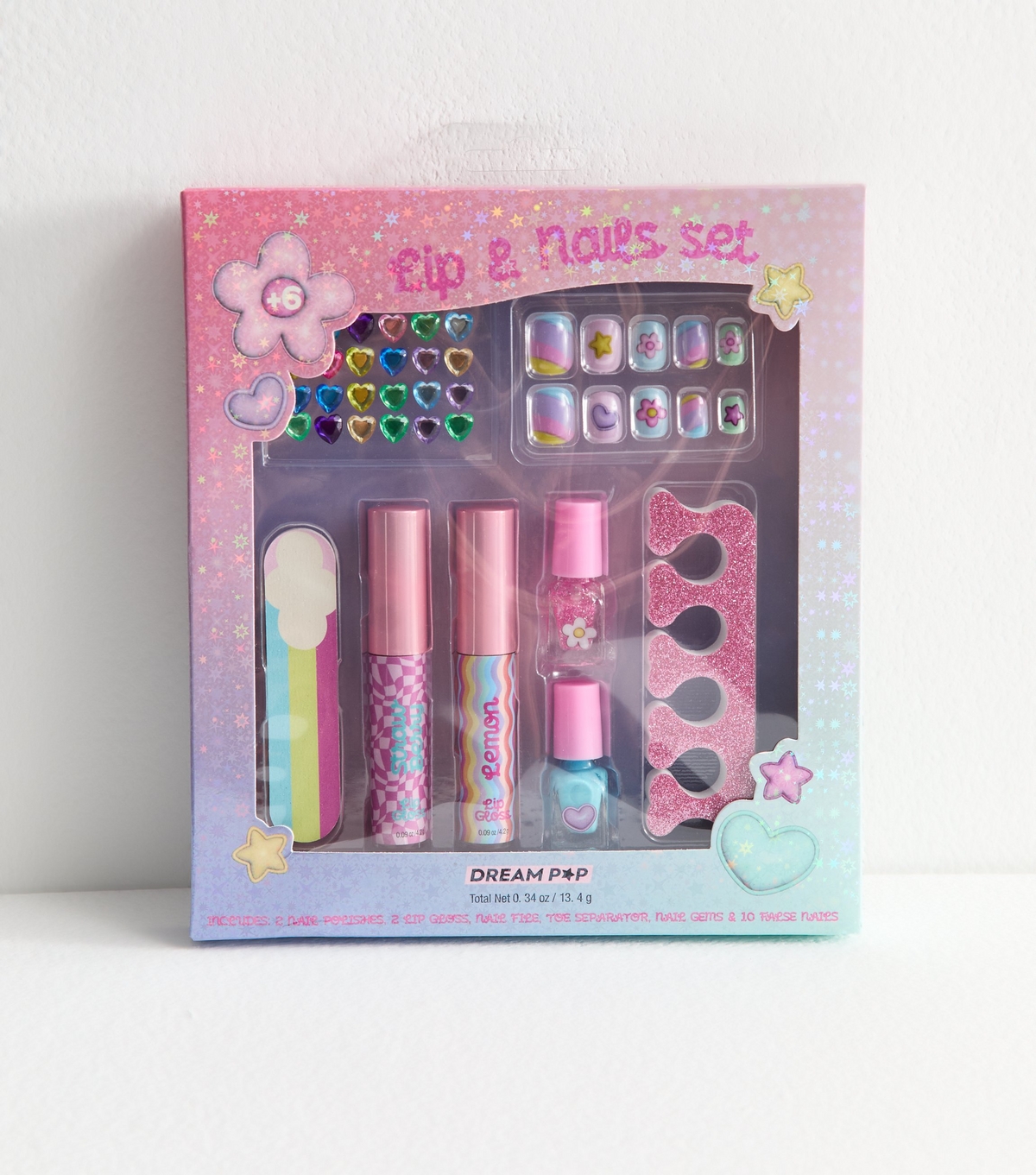 Multicolour Lip And Nail Set New Look