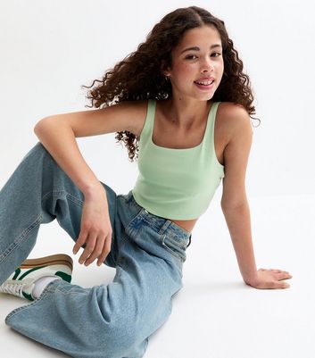 mint green cami