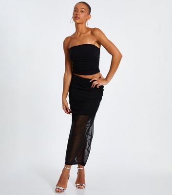 Black midi skirt quiz best sale