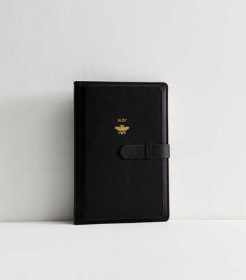 Black Busy Bee Notebook