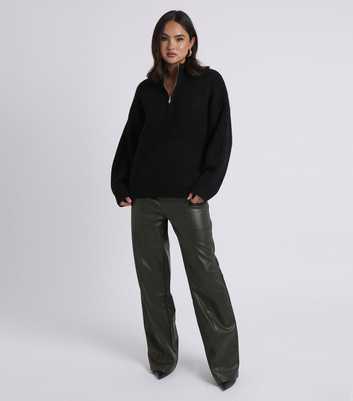 Urban Bliss Green Faux Leather Trousers