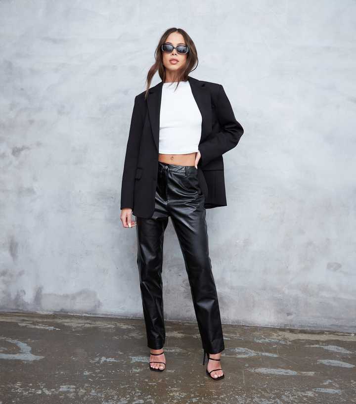 Outfit New Look Leather Joggers New Ultimate Faux Leather Joggers