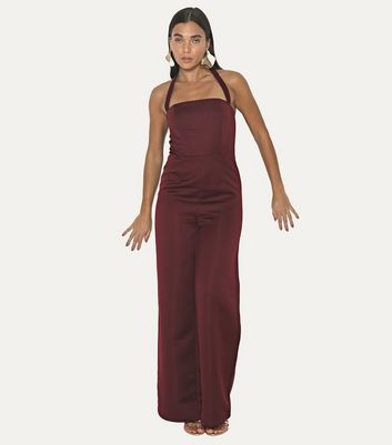 New look burgundy jumpsuit online