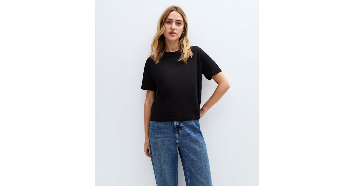 Black Embroidered Boxy Fit Shirt main image 1
