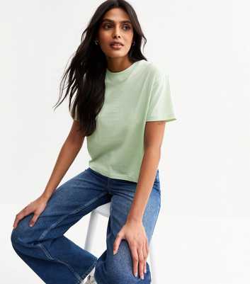 Light Green Boxy Fit T-Shirt