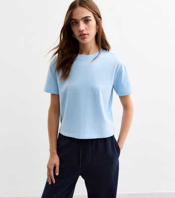 Blue Boxy Fit T-Shirt