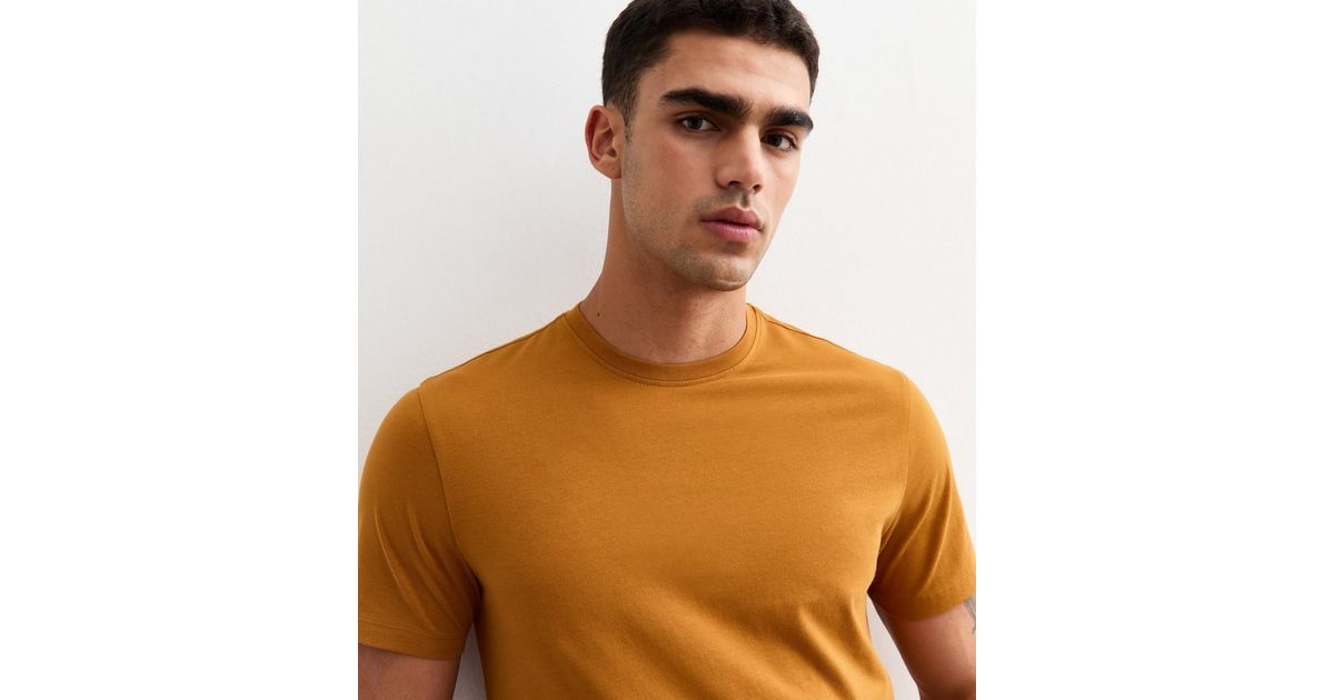 Mustard Regular Cotton T-Shirt | New Look