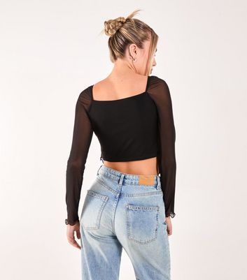 mesh cut out top