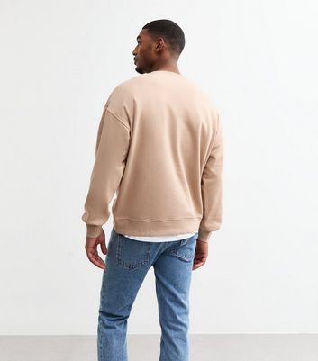 Tan sweatshirt mens discount