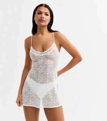 Dorina Off White Lace Cami Dress