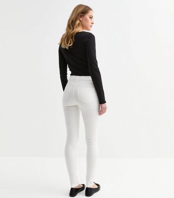 White Lift Shape Emilee Jeggings New Look