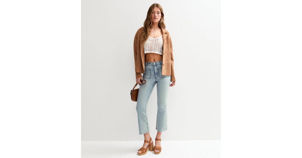cropped flare jean bdg kick flare