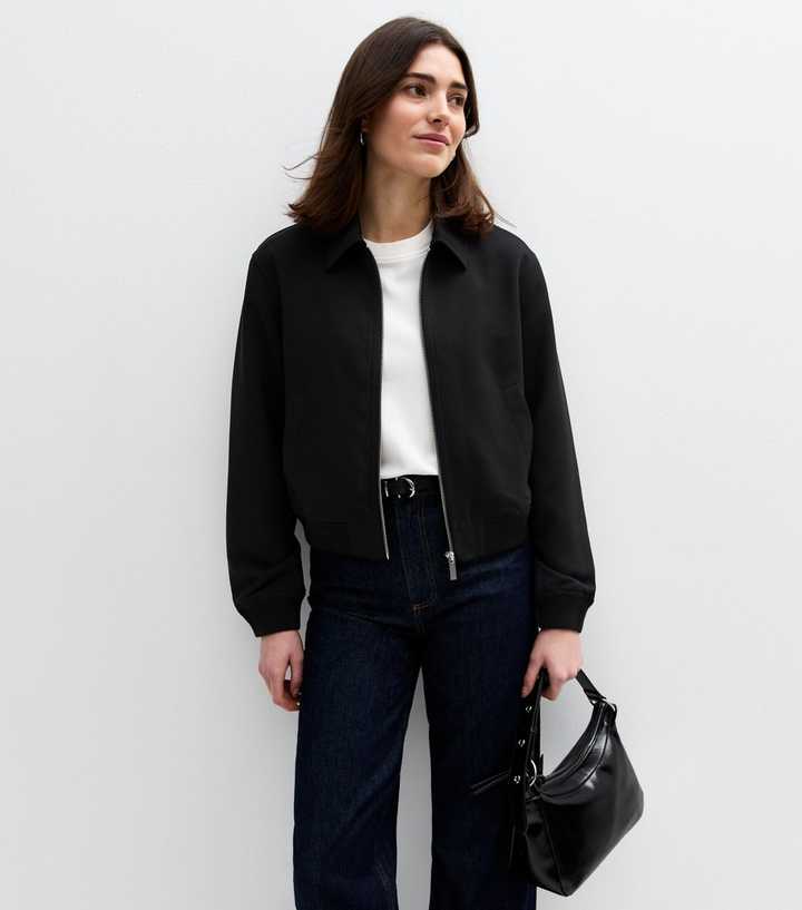 Black Bomber Jacket