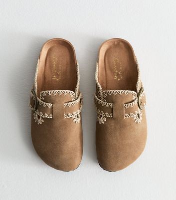 LP 25S MULES IN MOCHA BROWN SUEDE