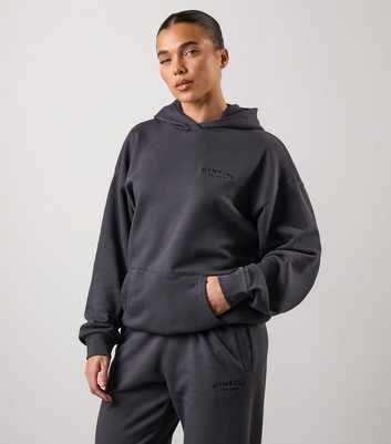 Gym King Dark Grey Compose Oversized Sweatshirt