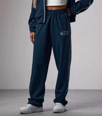 Gym King GKW Blue Wide Leg Joggers 