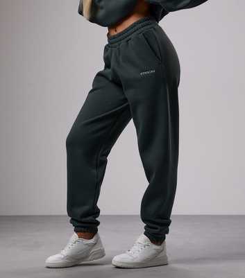 Gym King Green Cuffed Joggers 