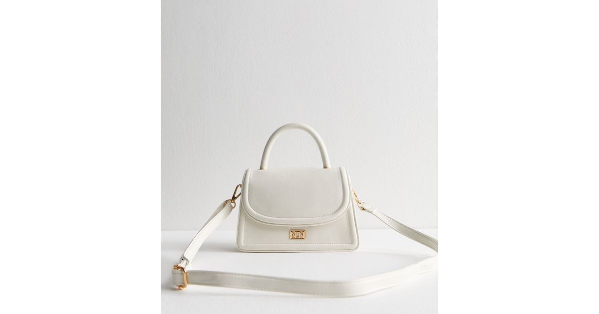Faux Leather Top Handle Bag main image 0
