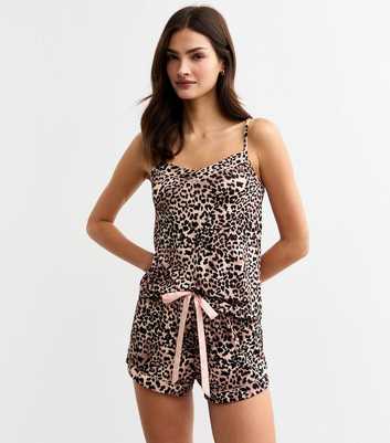 Brown Animal Print Pyjama Set