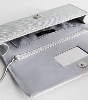 96 値下げ可能！！ LIC SILVER BAG 2928B ソフトレザーシンプルショルダーバッグ【silver】(CE-1462