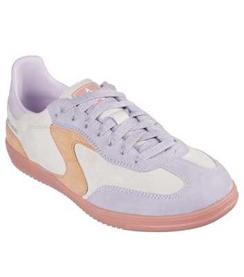 Skechers Purple Suede Hotshot Kick Off Suede Trainers