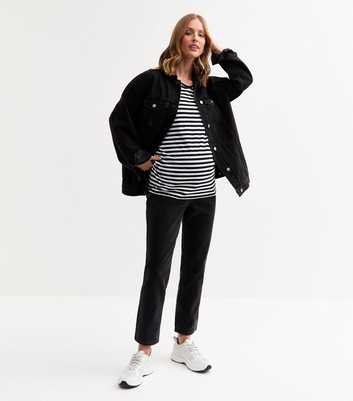 Maternity Black Hannah Straight Leg Jeans