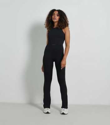 Rise by Zara McDermott Black Flared Active Leggings