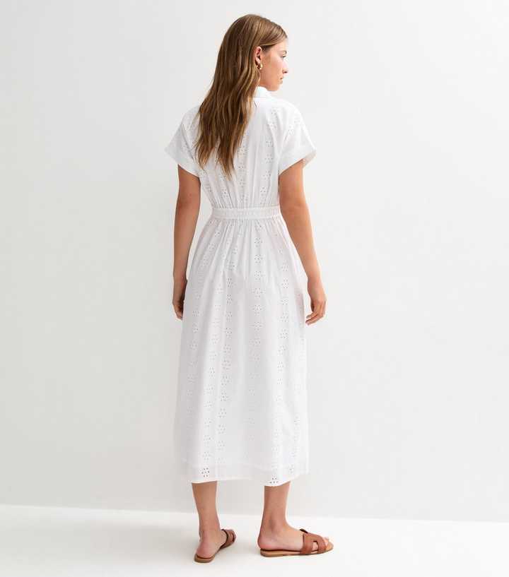 blue and white striped dress off the shoulder White and Navy Striped Maxi Dress with Ruffle Detail