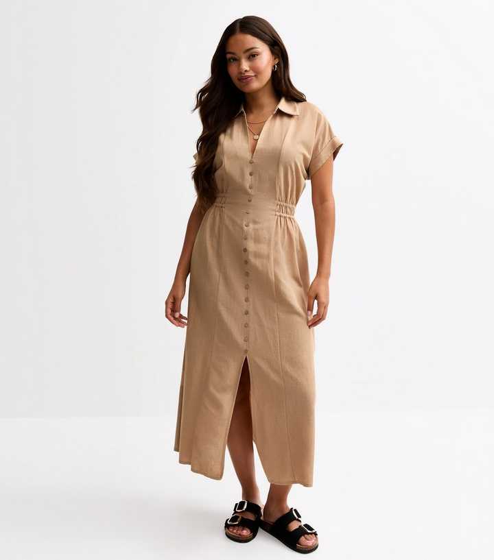 Petite Mid Leg Length Dresses Petite Black Extreme Cowl Backless