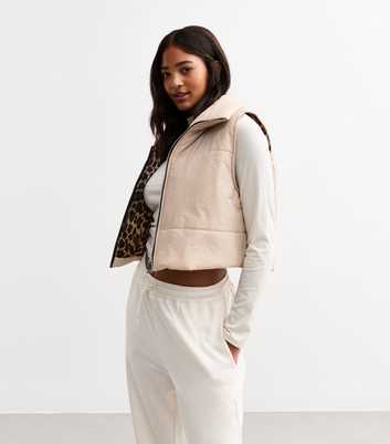 Gini London Cream Quilted Gilet