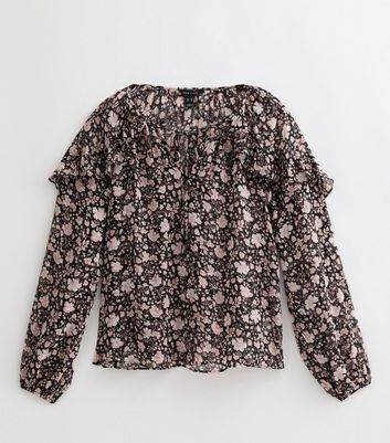 トップス rosymonster petit flower chiffon blouse rosymonster petit flower chiffon blouse
