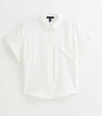 Tall White Short Sleeve Shirt