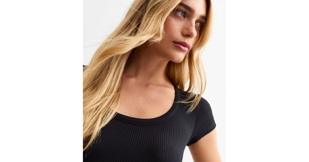 LOOSE FIT SCOOP NECK JERSEY TEE LOOKING GLASS HOUSES main image 1