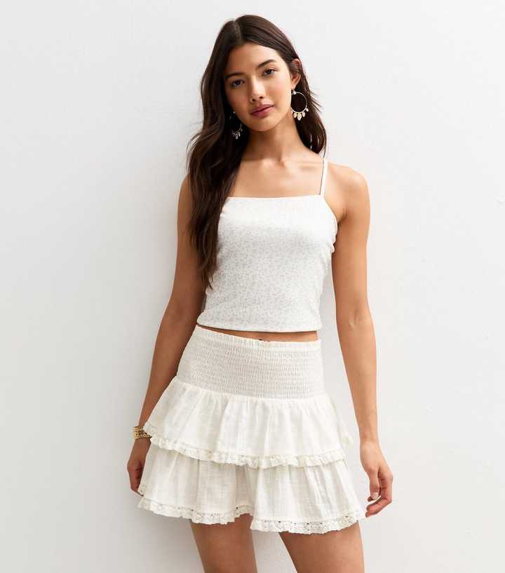 a knee length ruffle ra ra cotton dress The Lakeside Collection Women's Plus Size Knee-Length Dress with Ruffle Short Sleeve