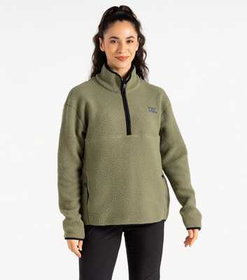 Dare 2b Green Slide Out Half Zip Fleece 