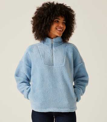 Regatta Light Blue Zeeke Quarter Zip Fleece