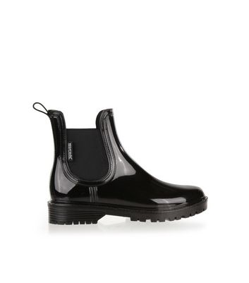 Black ankle fashion wellington boots