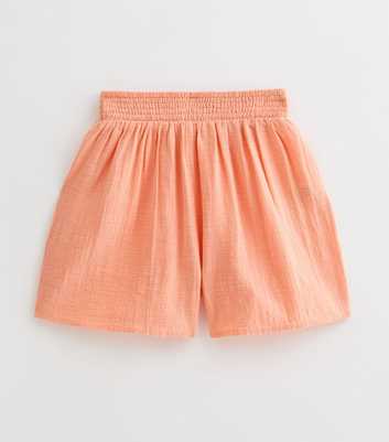 Girls Coral Gauze Elasticated Waist Shorts