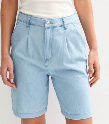 thumbnail image 2 of NEXT Ladies Denim Knee Length Shorts - Blue, Regular Sizes 6-18 (Regular & Tall) 2 of 6