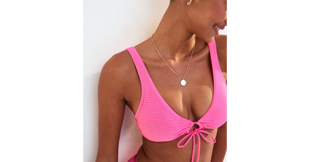 Women's String Bikini - Topo Turtles - Pink Tide