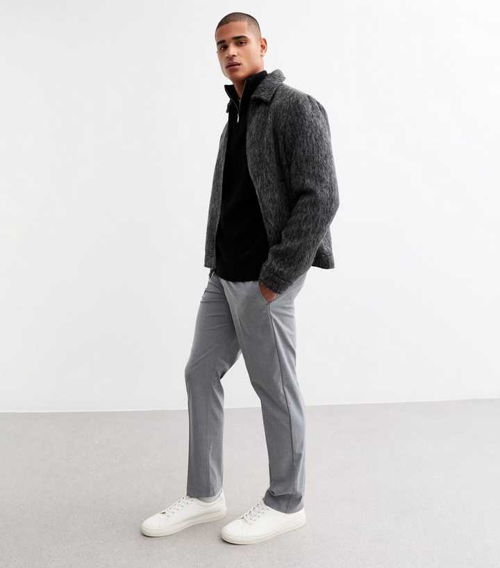 Jack & Jones Regular Grey Tailored Joggers